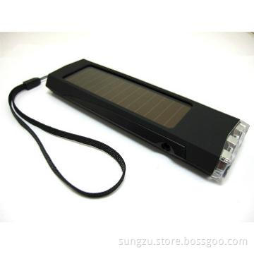 factory Solar Powerbank charger with Flashlight